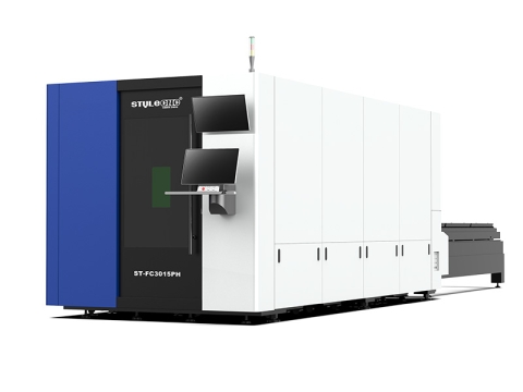 5x10光纖激光金屬切割機(jī)，帶全封閉式保護(hù)殼