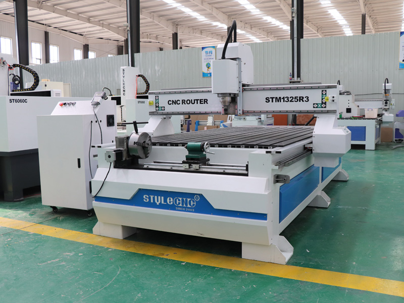 STM1325-R3數(shù)控木工雕刻機（帶四軸旋轉工作臺）